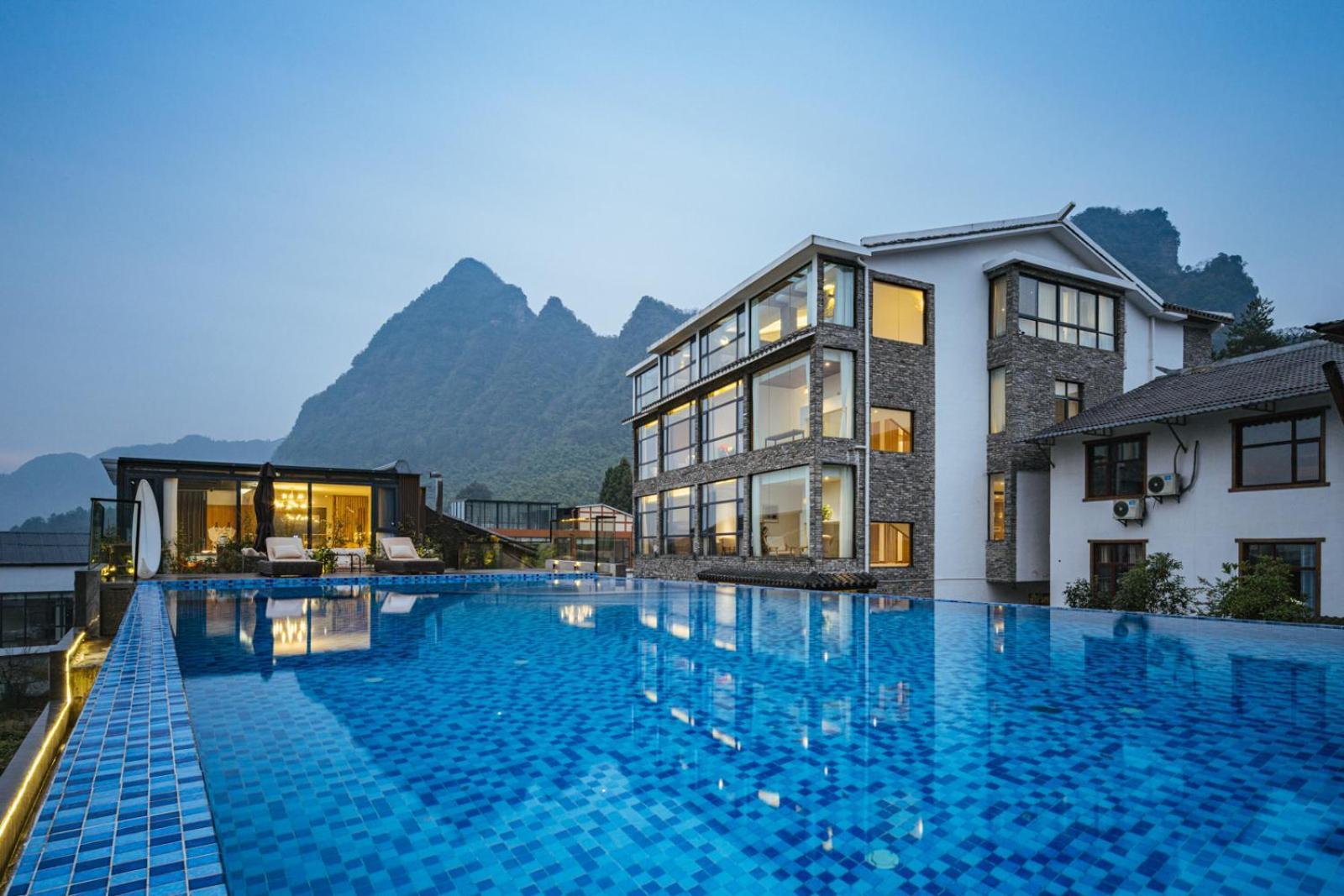 Hilltop House Resort Zhangjiajie Esterno foto